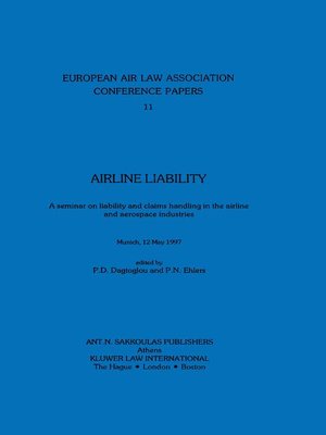 cover image of European Air Law Association